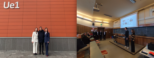 two pictures from 2 of the 4 different public ceremonies for the awarding of the new PhDs in Astrophysics