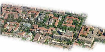 Veduta aerea dell'Ospedale San'Orsola
